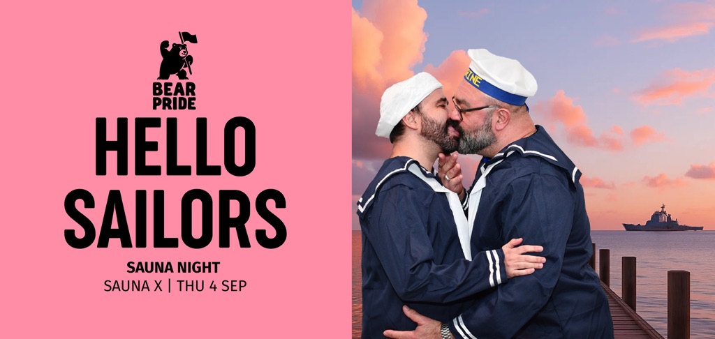 Poster for Hello Sailors Sauna Night